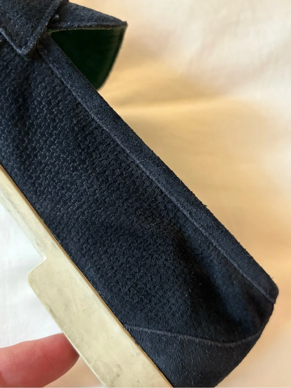 MSRP $400+ Fratelli Rossetti Navy Suede Penny Loafers (fits Men’s US 12) *Read